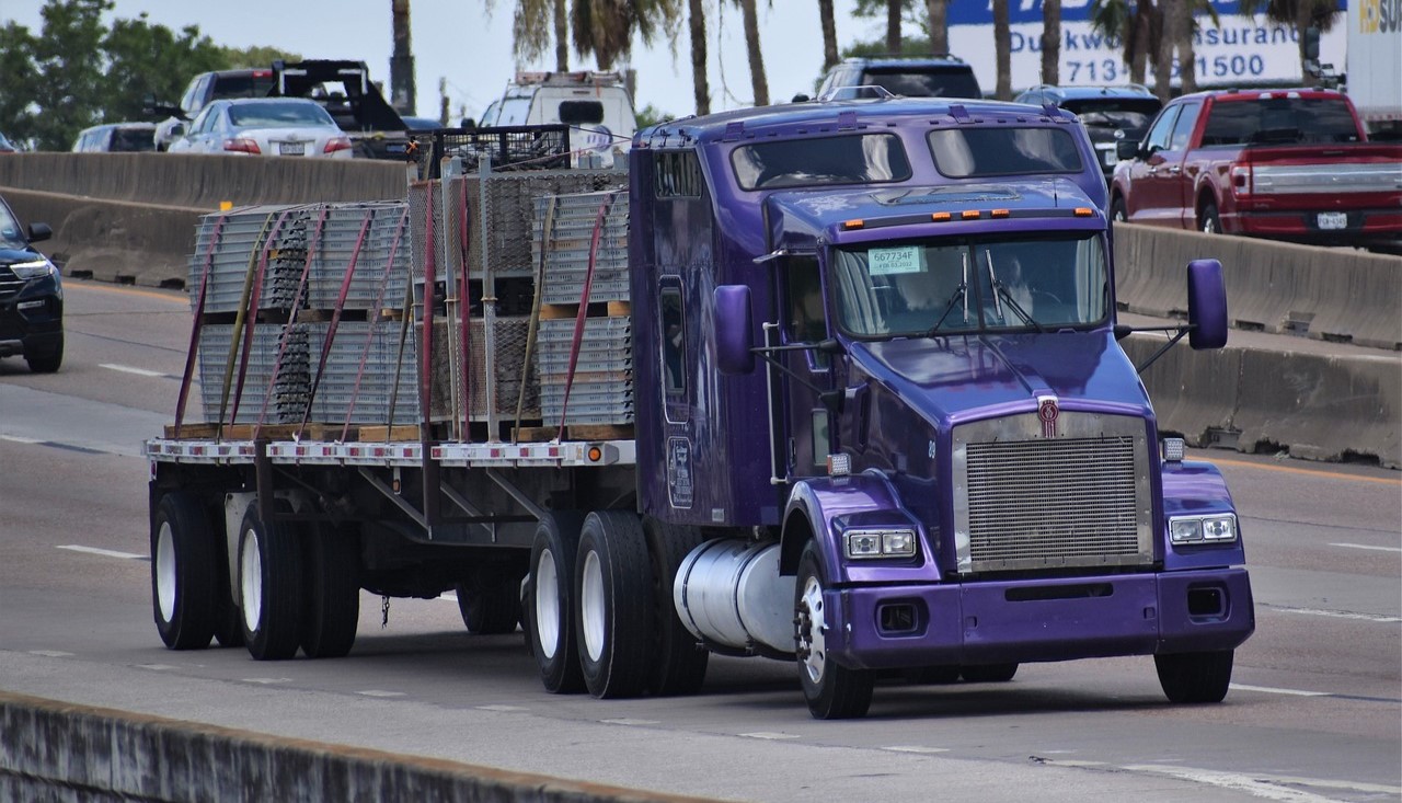 this image shows heavy equipment hauling in Charlotte, NC