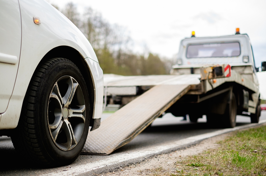 this image shows towing services in Sherwood Forest, NC